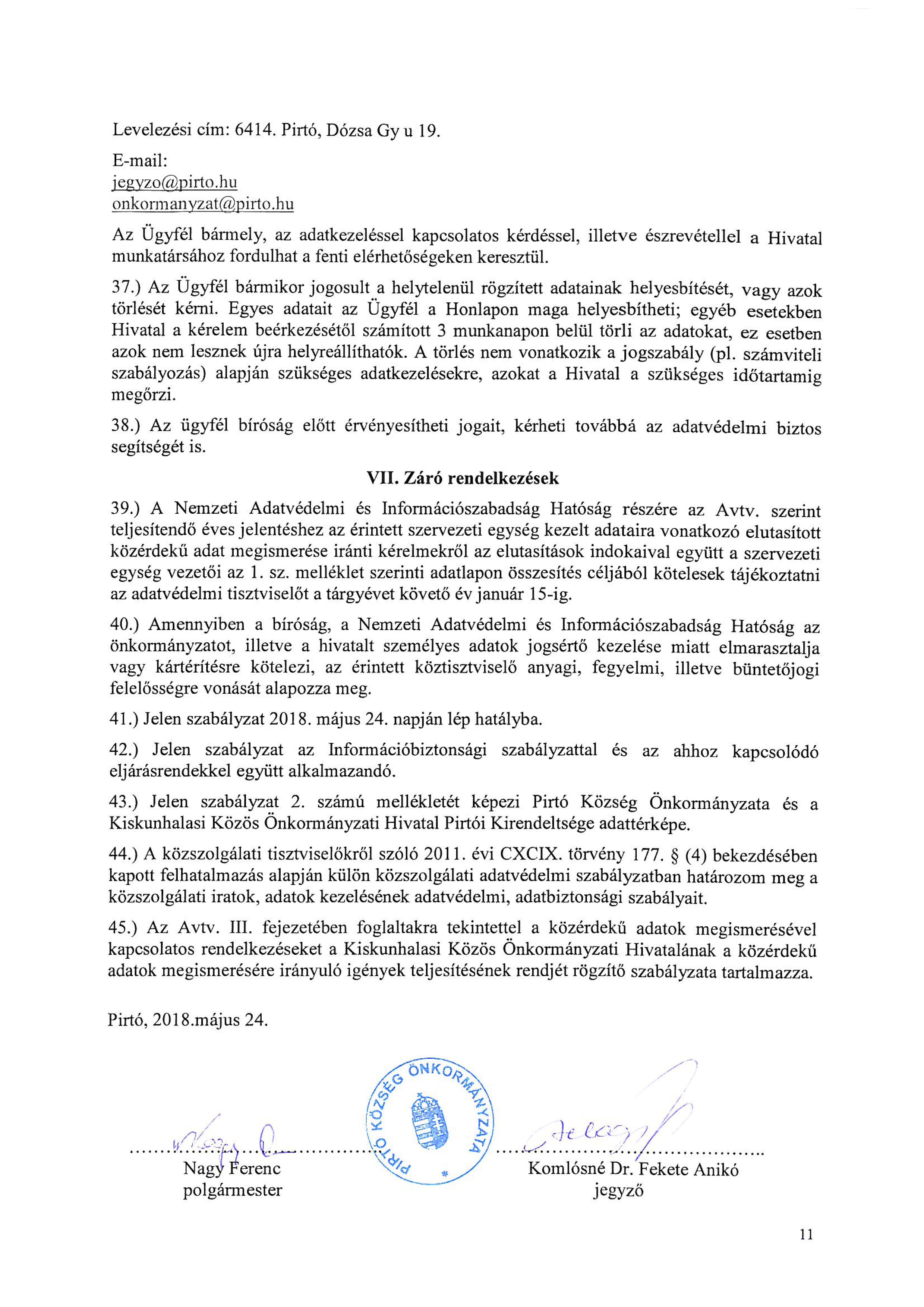 adatvedelmi szabalyzat 11